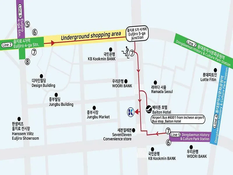 K-Guesthouse Dongdaemun 서울특별시 2*,  대한민국